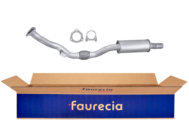 FAURECIA 8LB 366 022-981 Front Muffler - Easy2Fit® Kit - fits VW MULTIVAN T5