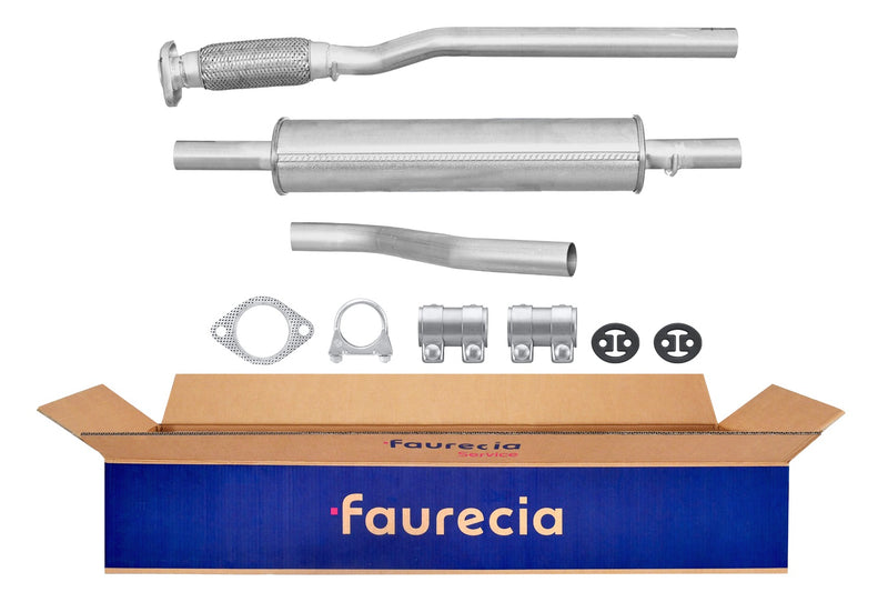 FAURECIA 8LC 366 024-761 Centre Muffler - Easy2Fit® Kit - fits OPEL VECTRA B