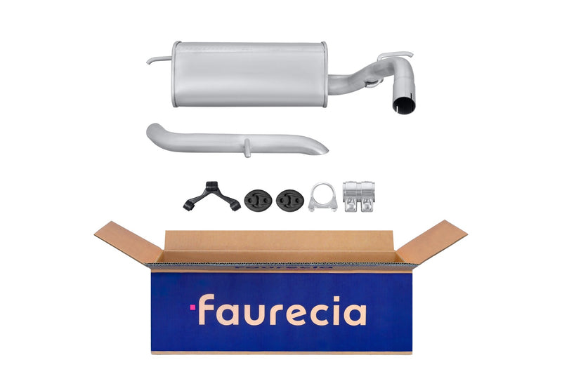 FAURECIA 8LD 366 027-821 Rear Muffler - Easy2Fit® Kit - fits CITROËN C2