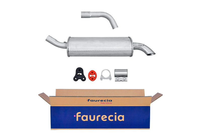 FAURECIA 8LD 366 030-571 Rear Muffler - Easy2Fit® Kit - fits LADA SAMARA