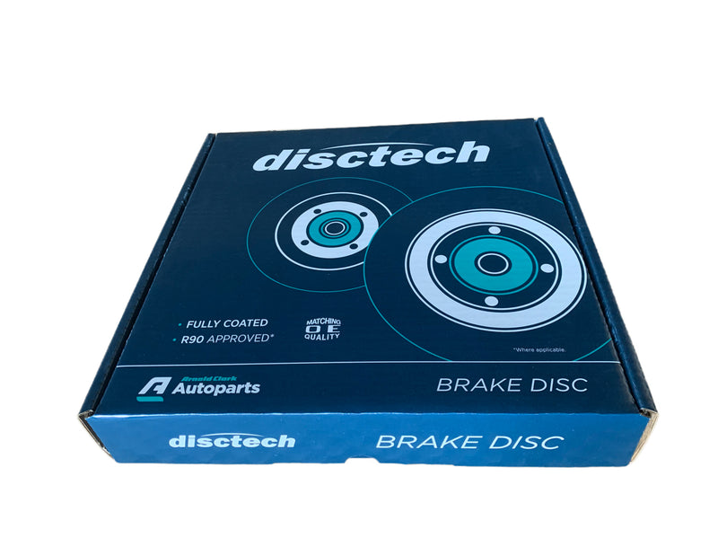 Disctech Brake Disc (Single) - Fits Abarth, Opel - ABD3375 - Rear Axle