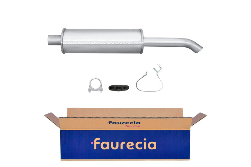 FAURECIA 8LD 366 031-721 Rear Muffler - Easy2Fit® Kit - fits PEUGEOT 205 I