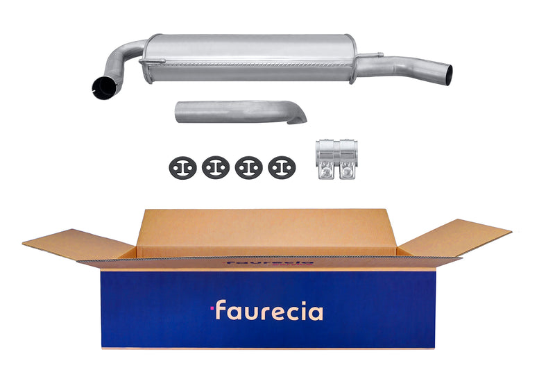 FAURECIA 8LD 366 029-221 Rear Muffler - Easy2Fit® Kit - fits FIAT DOBLO