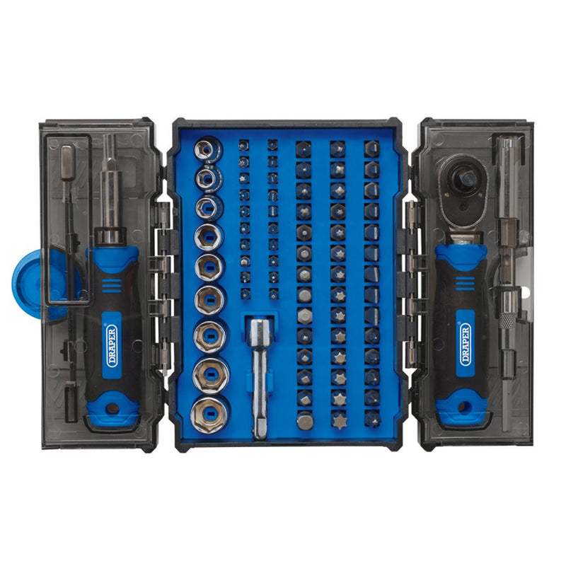 Draper Ratchet and Screwdriver Bit Set (78 Piece)