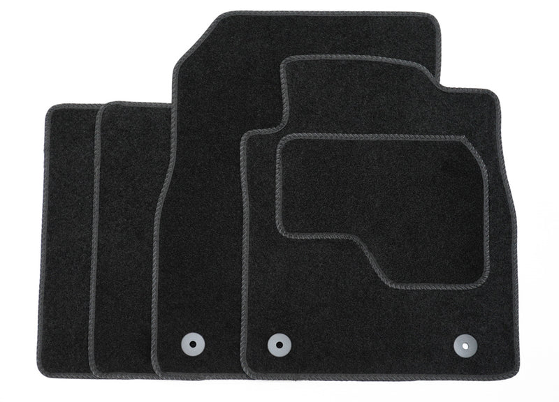 Premium Tailored Black Carpet Mats For Vauxhall Astra 2010>2014