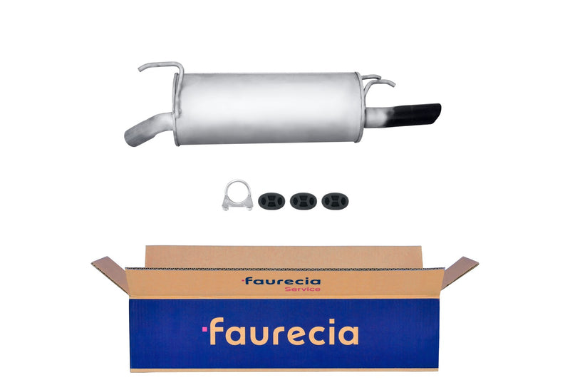 FAURECIA 8LD 366 031-931 Rear Muffler - Easy2Fit® Kit - fits PEUGEOT 205 II