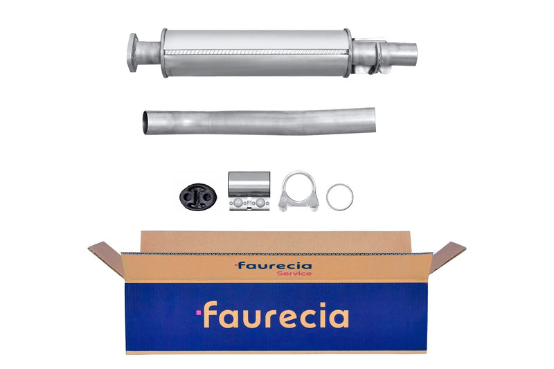 FAURECIA 8LC 366 024-041 Centre Muffler - Easy2Fit® Kit - fits FORD FIESTA III