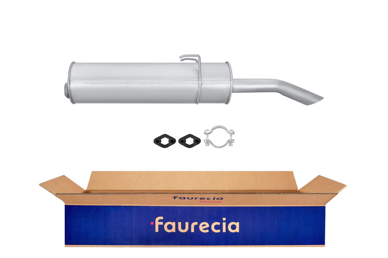 FAURECIA 8LD 366 032-961 Rear Muffler - Easy2Fit® Kit - fits PEUGEOT 206