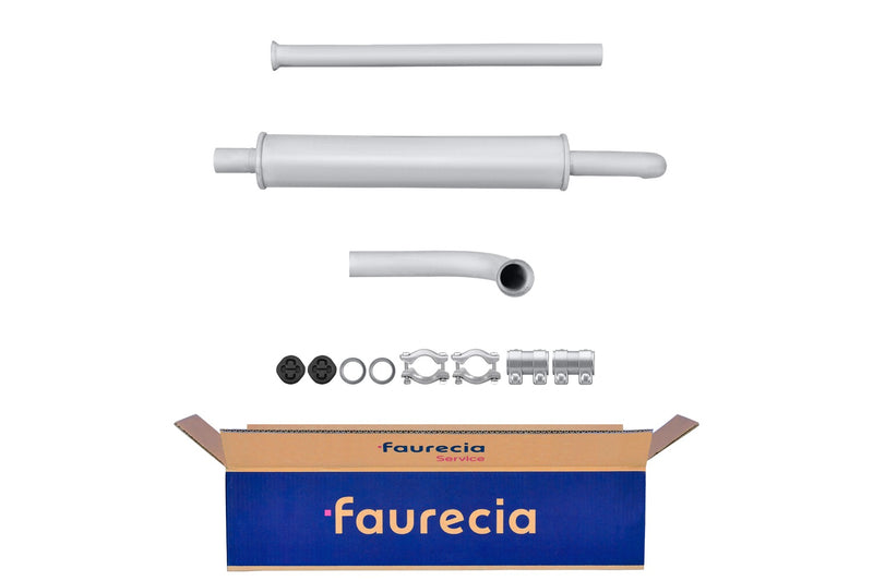 FAURECIA 8LC 366 024-841 Centre Muffler - Easy2Fit® Kit - fits AUTOBIANCHI Y10