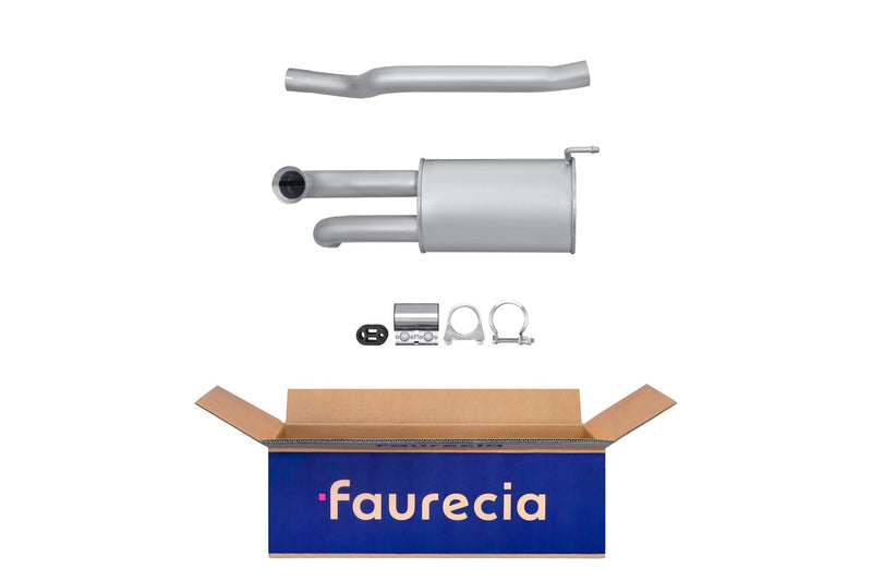 FAURECIA 8LC 366 024-771 Centre Muffler - Easy2Fit® Kit - fits VAUXHALL TIGRA I