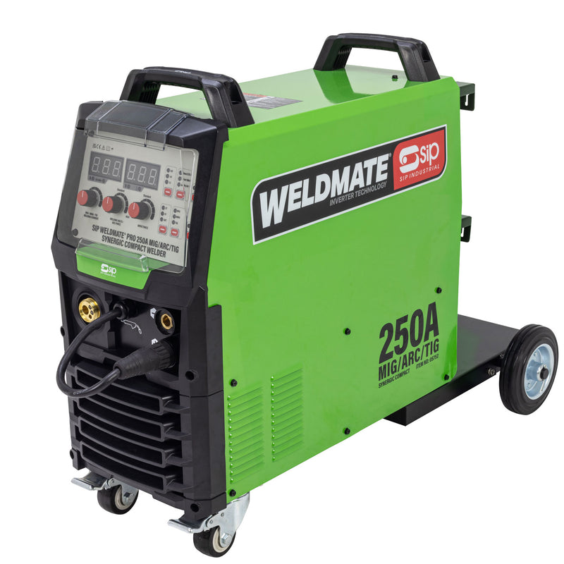 SIP WELDMATE® PRO 250A MIG/ARC/TIG Synergic Compact Welder