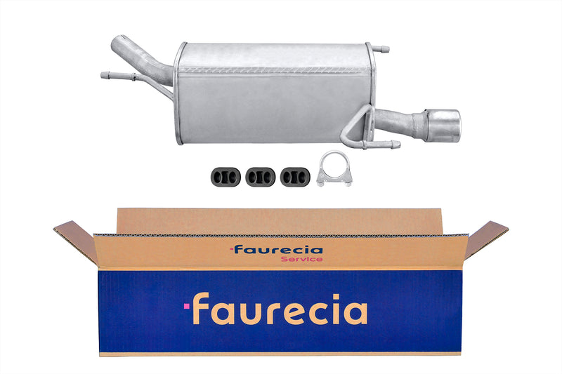 FAURECIA 8LD 366 031-051 Rear Muffler - Easy2Fit® Kit - fits OPEL ASTRA F