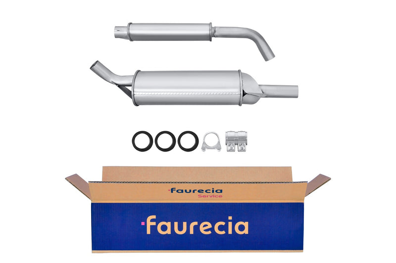 FAURECIA 8LD 366 033-741 Rear Muffler - Easy2Fit® Kit - fits RENAULT 11