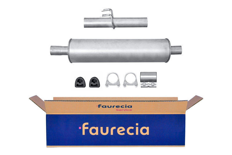 FAURECIA 8LD 366 033-631 Rear Muffler - Easy2Fit® Kit - fits NISSAN ALMERA I