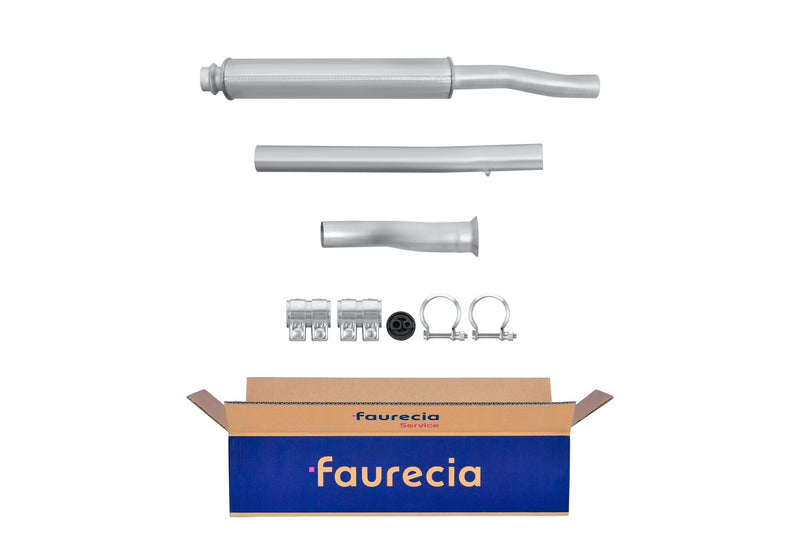 FAURECIA 8LC 366 023-871 Centre Muffler - Easy2Fit® Kit - fits FIAT 500