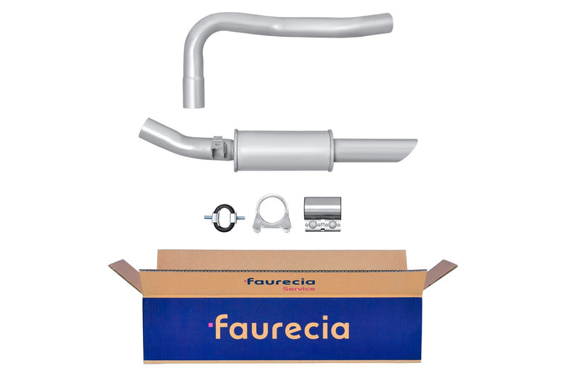 FAURECIA 8LD 366 033-851 Rear Muffler - Easy2Fit® Kit - fits RENAULT 11