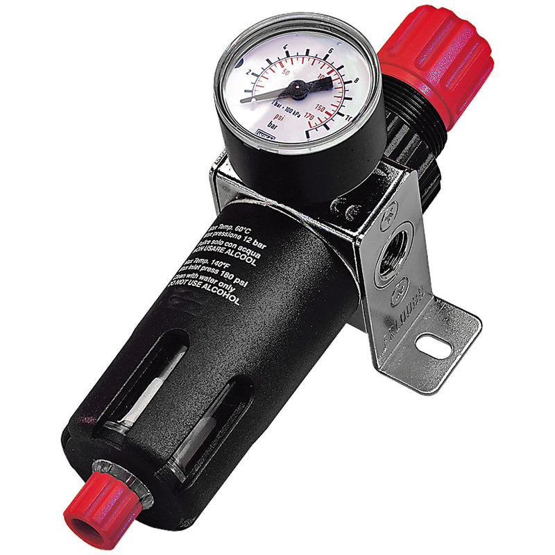 SIP 1/4" Filter Regulator with Gauge