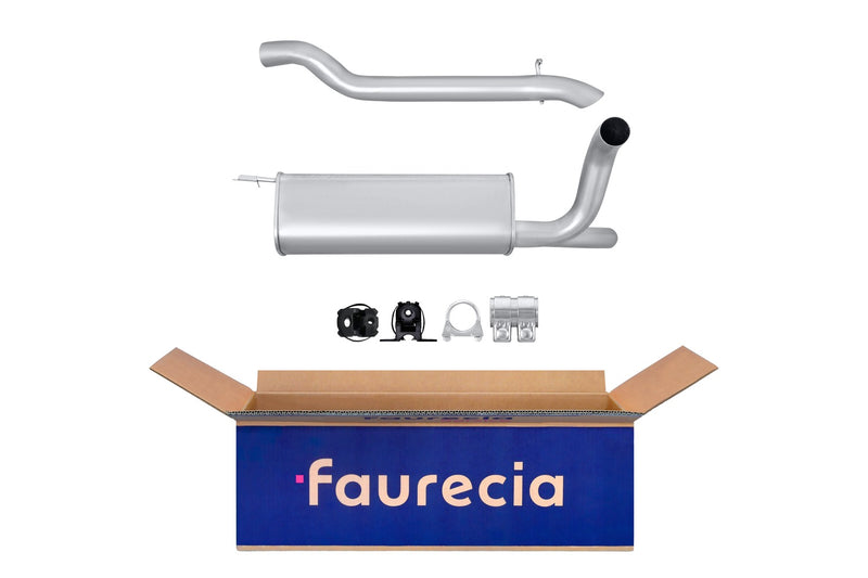 FAURECIA 8LD 366 029-851 Rear Muffler - Easy2Fit® Kit - fits FORD ESCORT V