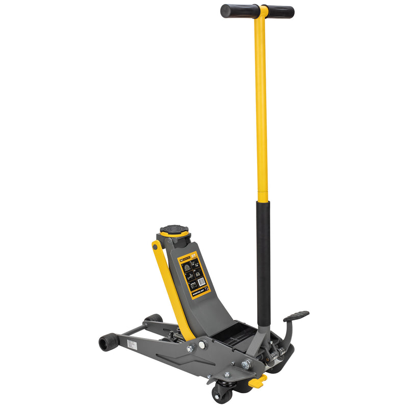 WINNTEC® 2 TON Low-Profile Turbo-Lift Trolley Jack