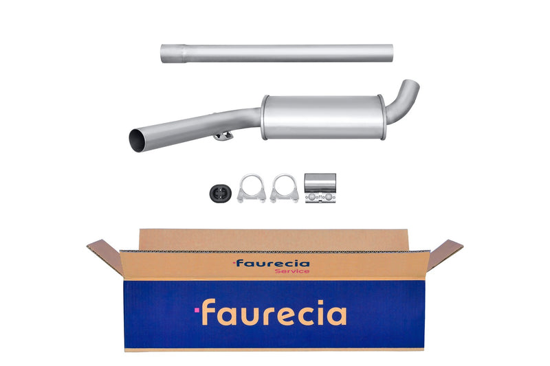 FAURECIA 8LD 366 031-761 Rear Muffler - Easy2Fit® Kit - fits PEUGEOT 504