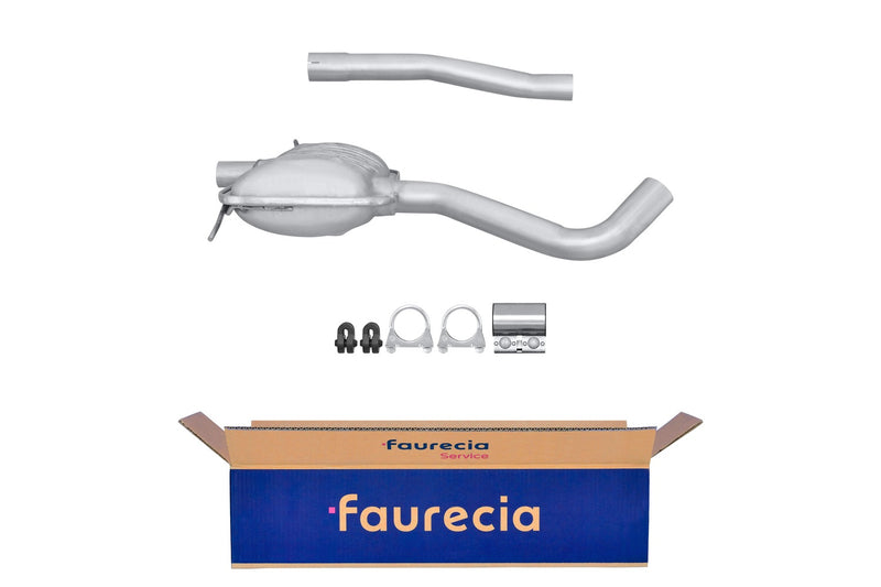 FAURECIA 8LB 366 022-501 Front Muffler - Easy2Fit® Kit - fits RENAULT MEGANE II