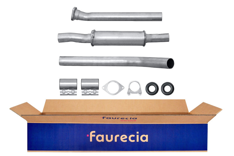 FAURECIA 8LC 366 023-101 Centre Muffler - Easy2Fit® Kit - fits ALFA ROMEO GTV