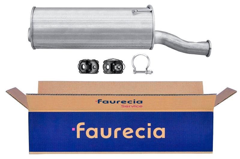 FAURECIA 8LD 366 027-861 Rear Muffler - Easy2Fit® Kit - fits CITROËN C2