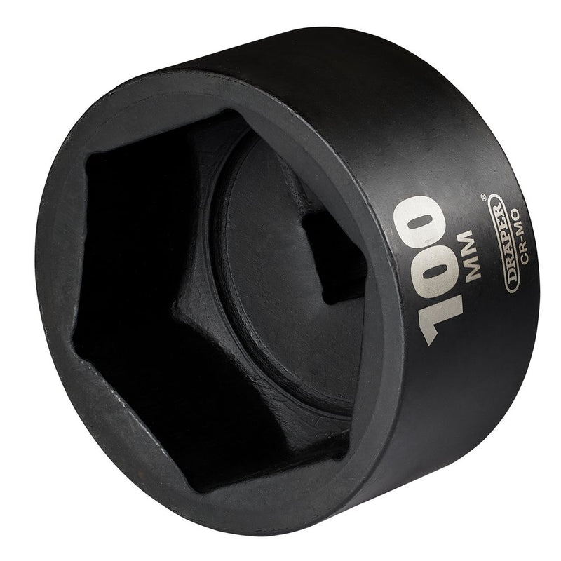 Draper HI-TORQ® Impact Socket, 1" Sq. Dr. 100mm