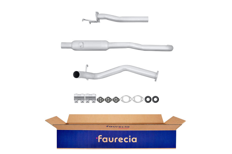 FAURECIA 8LC 366 023-931 Centre Muffler - Easy2Fit® Kit - fits FORD FIESTA III