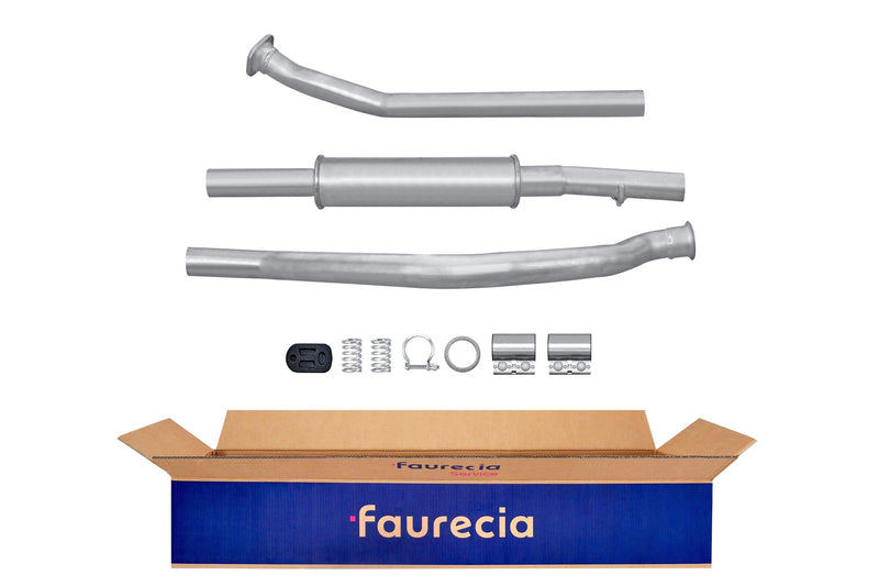 FAURECIA 8LB 366 021-581 Front Muffler - Easy2Fit® Kit - fits PEUGEOT 207/207+