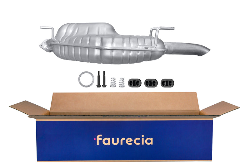 FAURECIA 8LD 366 031-401 Rear Muffler - Easy2Fit® Kit - fits VAUXHALL ASTRA (H) TwinTop