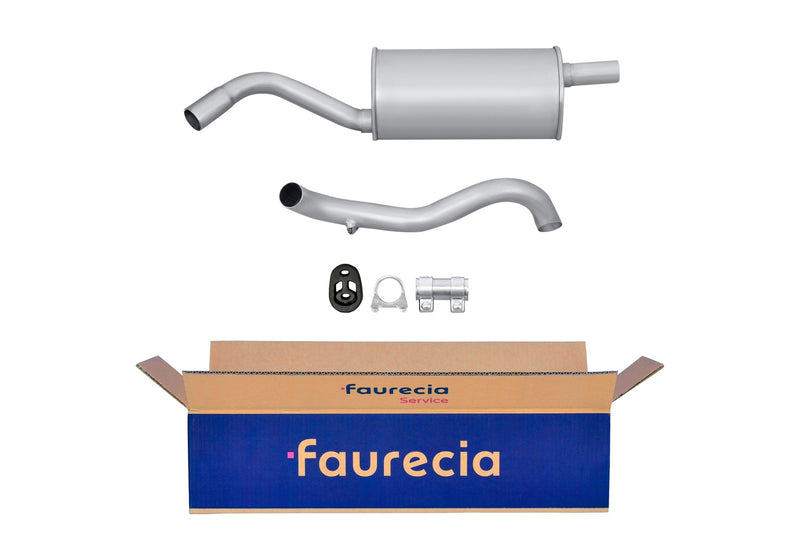 FAURECIA 8LD 366 029-931 Rear Muffler - Easy2Fit® Kit - fits FORD MONDEO II Turnier