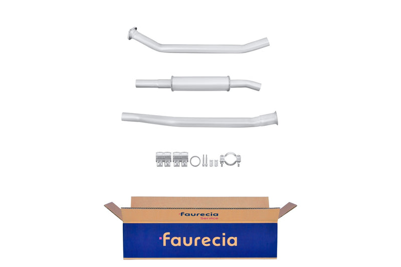 FAURECIA 8LC 366 023-321 Centre Muffler - Easy2Fit® Kit - fits CITROËN XANTIA