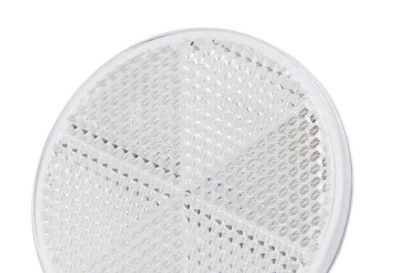 HELLA 8RA 002 014-291 Reflector - Lens Colour: White - round - Glued/mounting