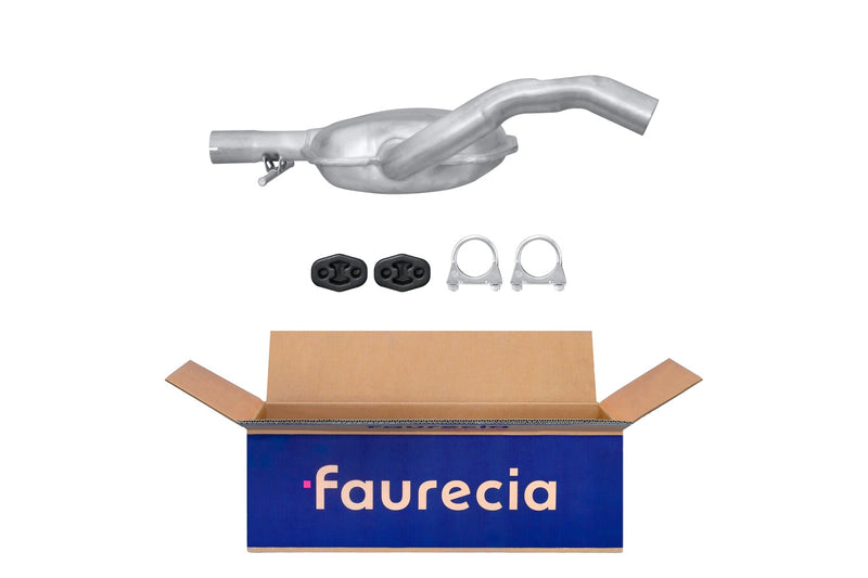 FAURECIA 8LD 366 027-531 Rear Muffler - Easy2Fit® Kit - fits CITROËN C4 Coupe