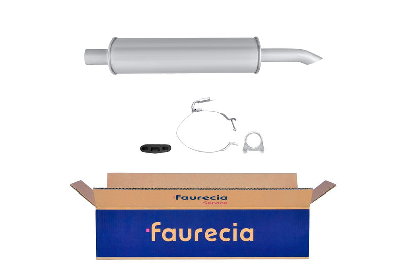 FAURECIA 8LD 366 031-101 Rear Muffler - Easy2Fit® Kit - fits OPEL ASTRA G