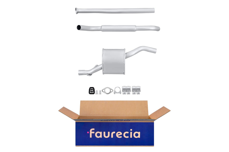 FAURECIA 8LC 366 024-981 Centre Muffler - Easy2Fit® Kit - fits PEUGEOT 405 I