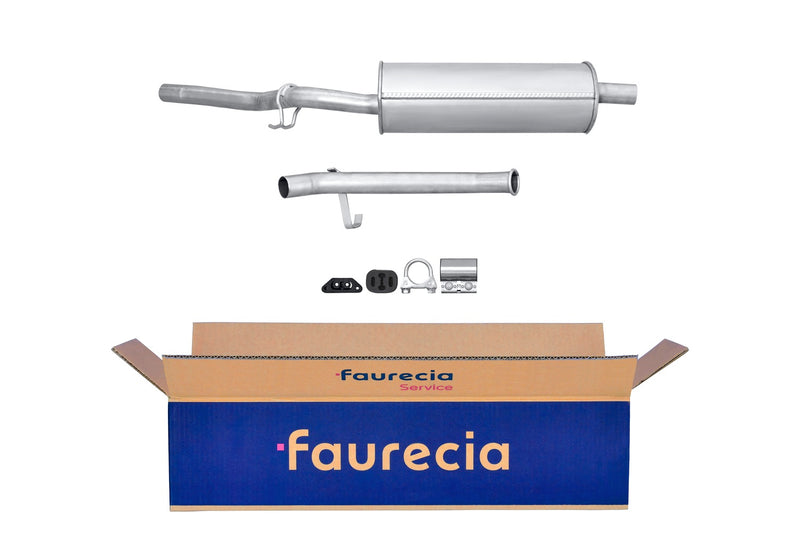 FAURECIA 8LD 366 029-091 Rear Muffler - Easy2Fit® Kit - fits FIAT MAREA