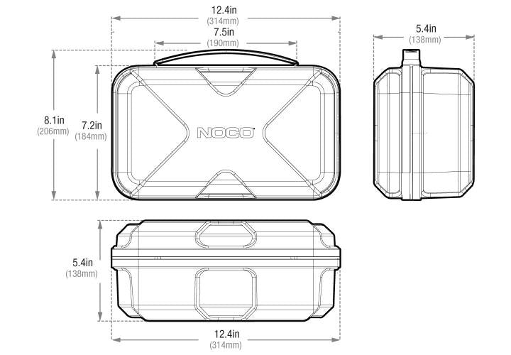 Noco Boost Hd Eva Protection Case GBC014