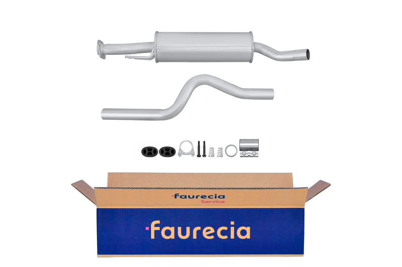 FAURECIA 8LC 366 024-551 Centre Muffler - Easy2Fit® Kit - fits OPEL VECTRA A (J89)