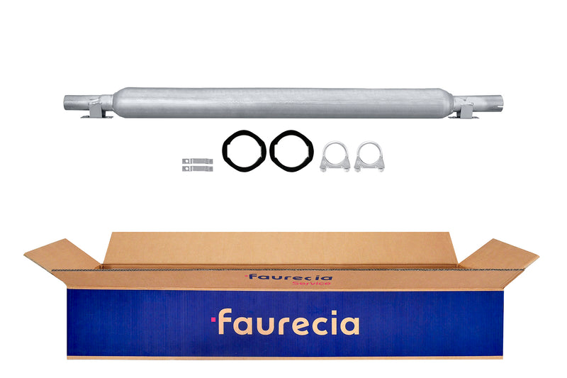 FAURECIA 8LD 366 031-151 Rear Muffler - Easy2Fit® Kit - fits VAUXHALL COMBO (B)