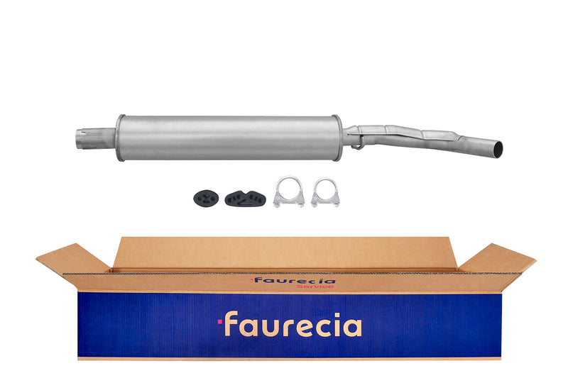 FAURECIA 8LC 366 025-321 Centre Muffler - Easy2Fit® Kit - fits MERCEDES-BENZ 124 (S124)