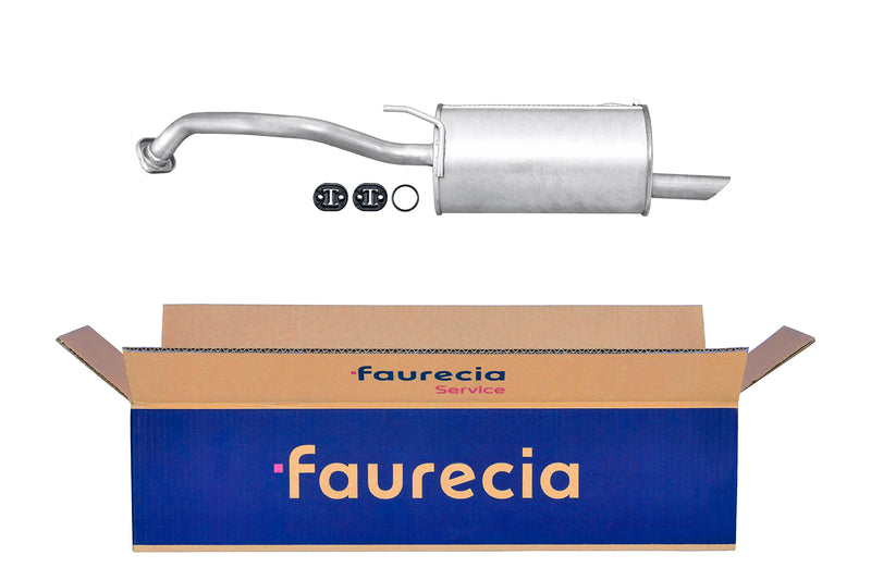 FAURECIA 8LD 366 034-051 Rear Muffler - Easy2Fit® Kit - fits DACIA LOGAN