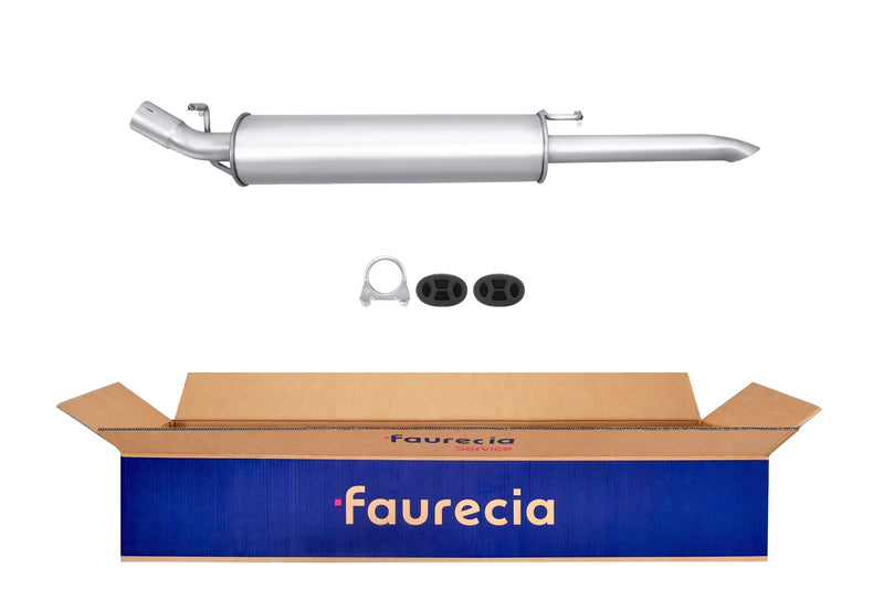 FAURECIA 8LD 366 031-041 Rear Muffler - Easy2Fit® Kit - fits OPEL ASTRA F