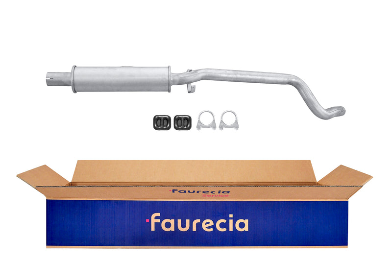 FAURECIA 8LD 366 026-631 Rear Muffler - Easy2Fit® Kit - fits AUDI COUPE B3 (89, 8B3)