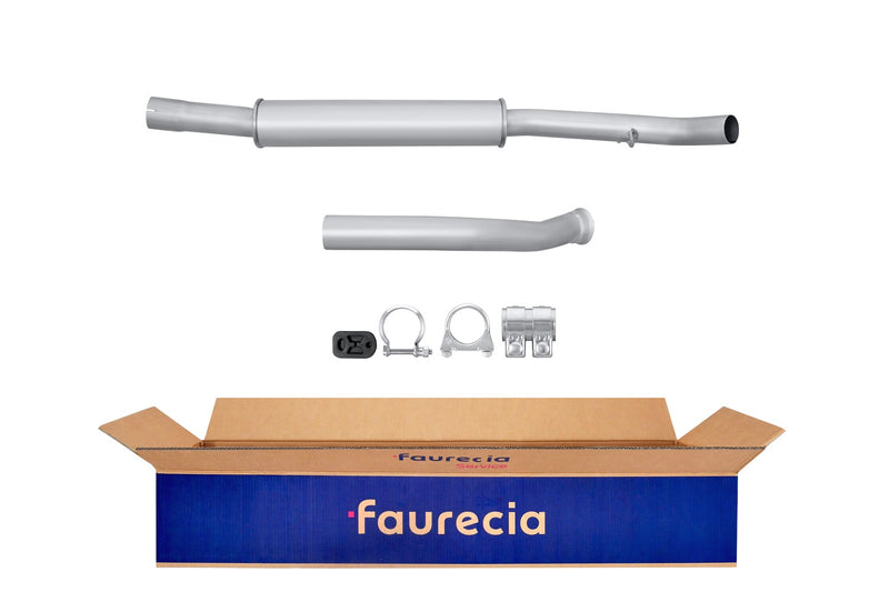 FAURECIA 8LC 366 025-171 Centre Muffler - Easy2Fit® Kit - fits MAZDA 323 C IV