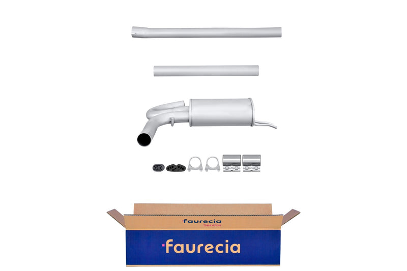 FAURECIA 8LC 366 025-901 Centre Muffler - Easy2Fit® Kit - fits SEAT IBIZA I