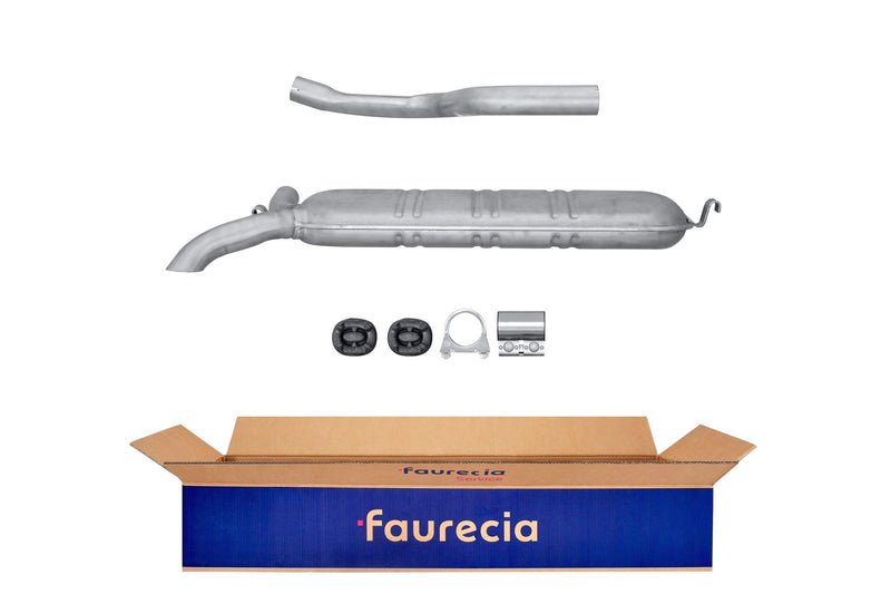 FAURECIA 8LD 366 033-281 Rear Muffler - Easy2Fit® Kit - fits MERCEDES-BENZ C-CLASS (W202)