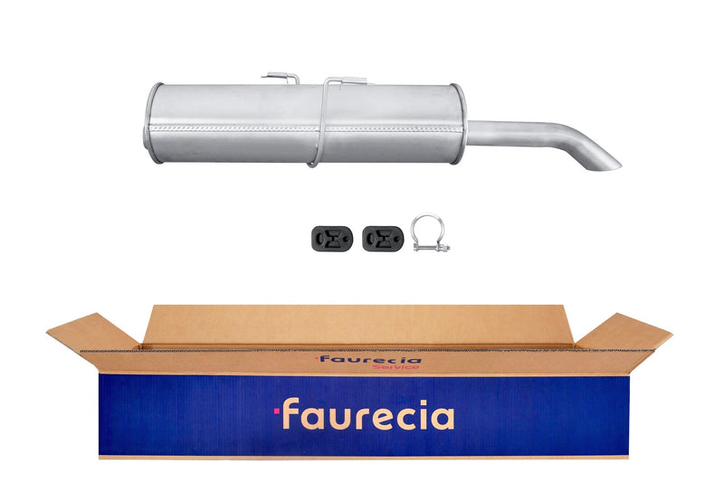 FAURECIA 8LD 366 033-901 Rear Muffler - Easy2Fit® Kit - fits RENAULT RAPID