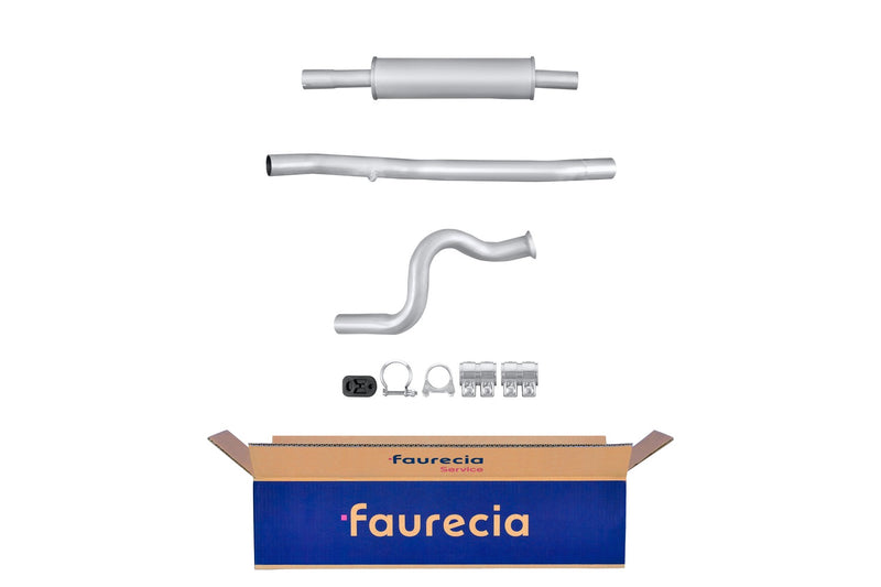 FAURECIA 8LD 366 027-961 Rear Muffler - Easy2Fit® Kit - fits LANCIA PHEDRA